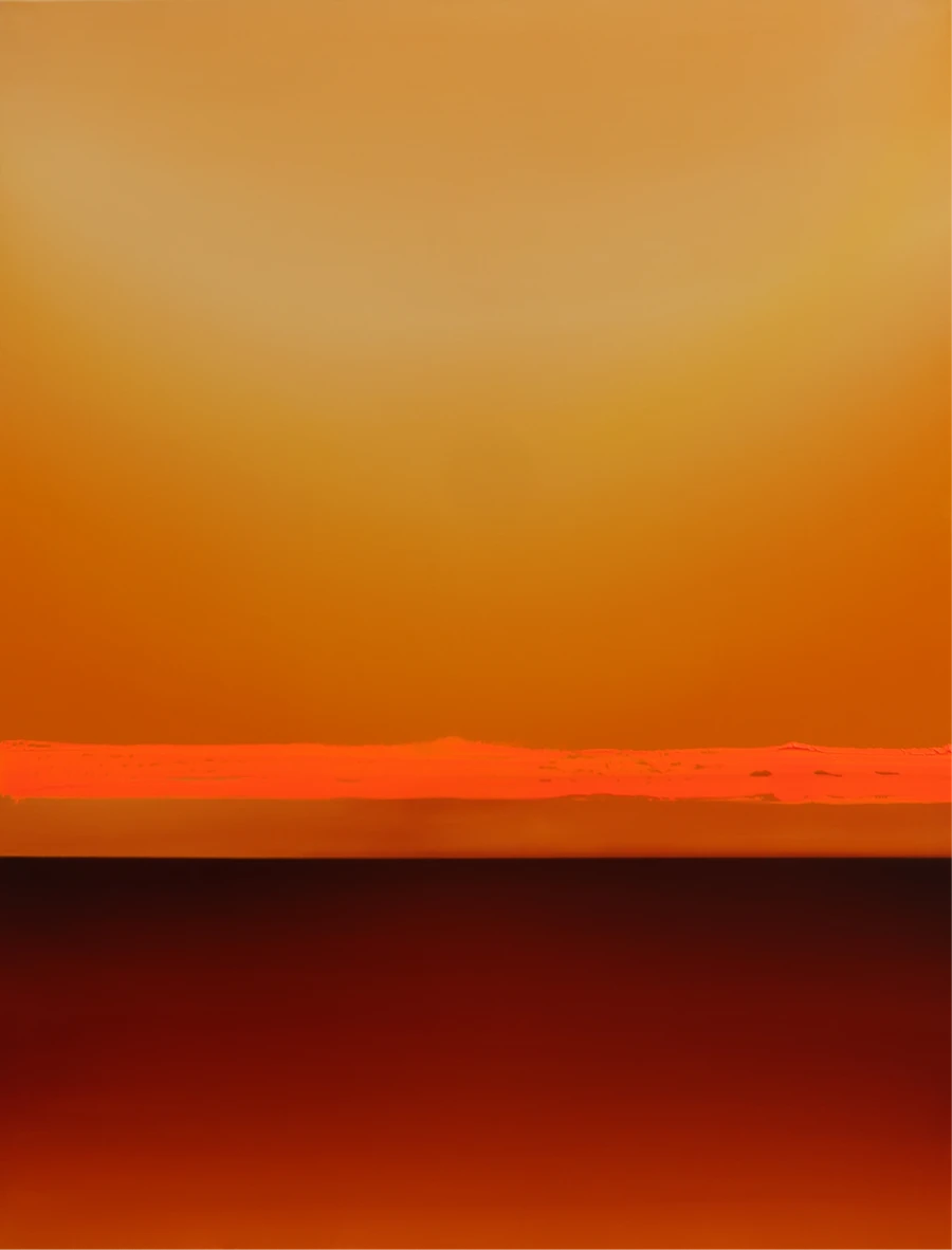 Rayon solaire, peinture de Romane Malotaux