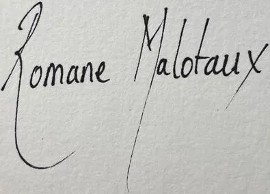 Signature de Romane Malotaux