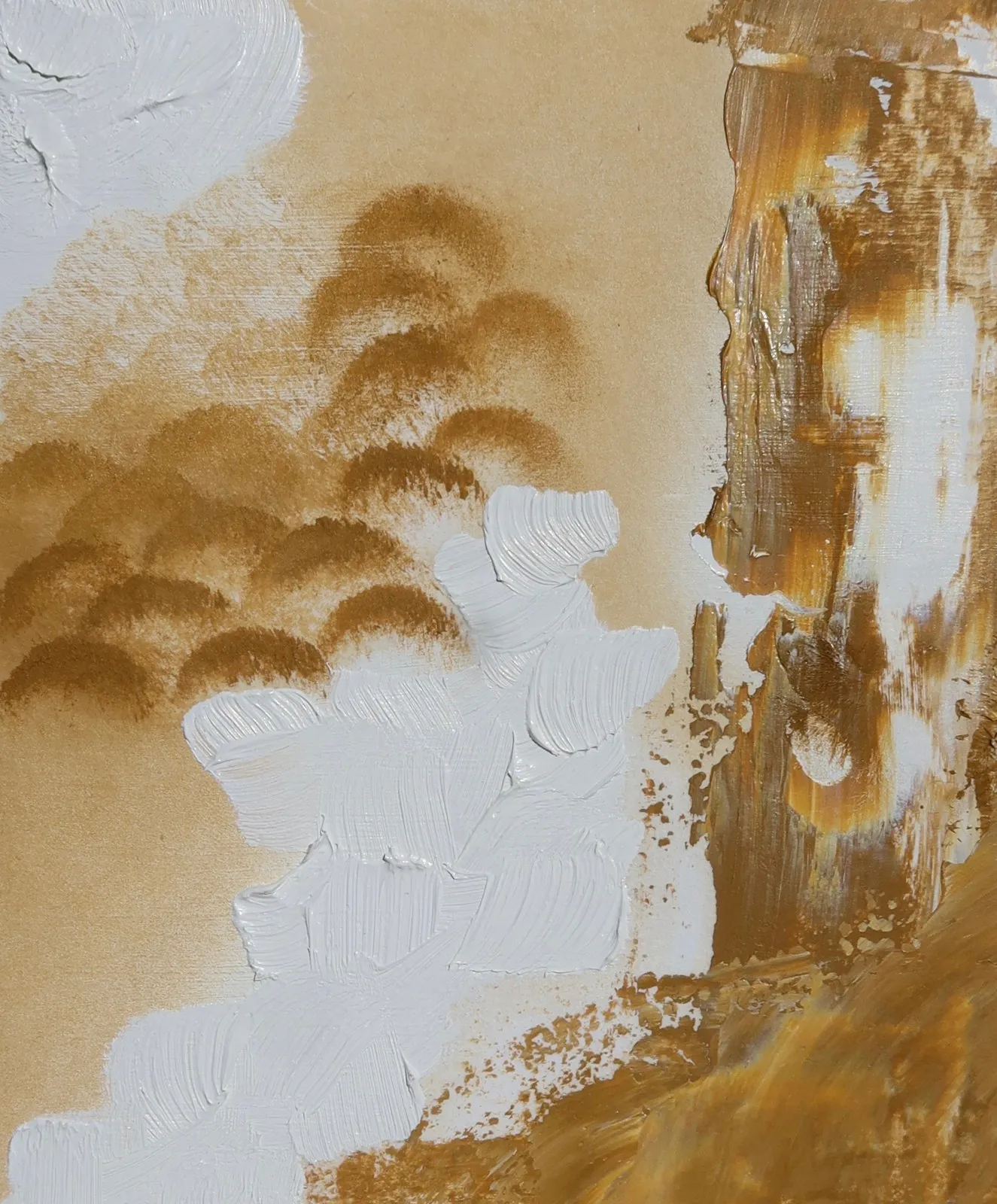 Light loves imperfection — peinture de Romane Malotaux